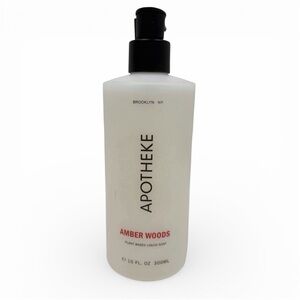 Apotheke Amber Woods Plant-Based Liquid Soap 10 fl oz / 300 ml New Discontinued